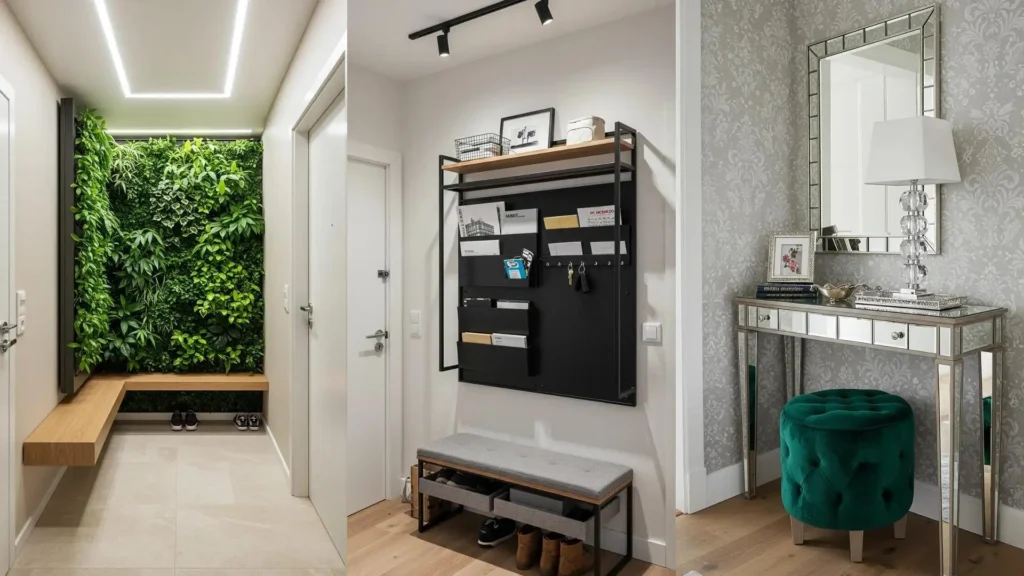 Entradas pequeñas en departamentos: 3 ideas prácticas de decoración y almacenamiento para optimizar el espacio.