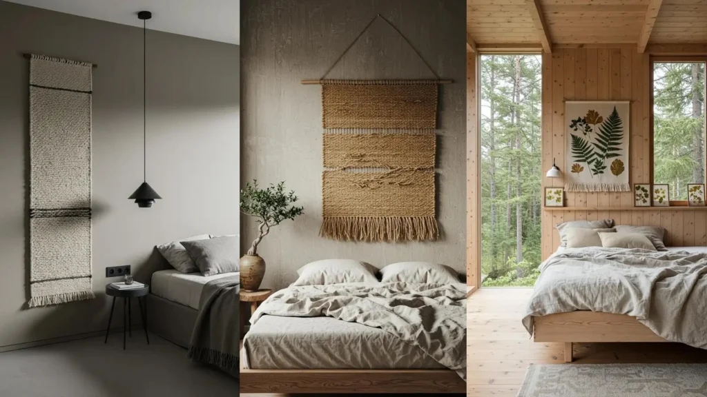 Dormitorios inspiradores con tapices tejidos a mano en diversos estilos, que ofrecen ideas creativas para decorar y transformar el espacio.