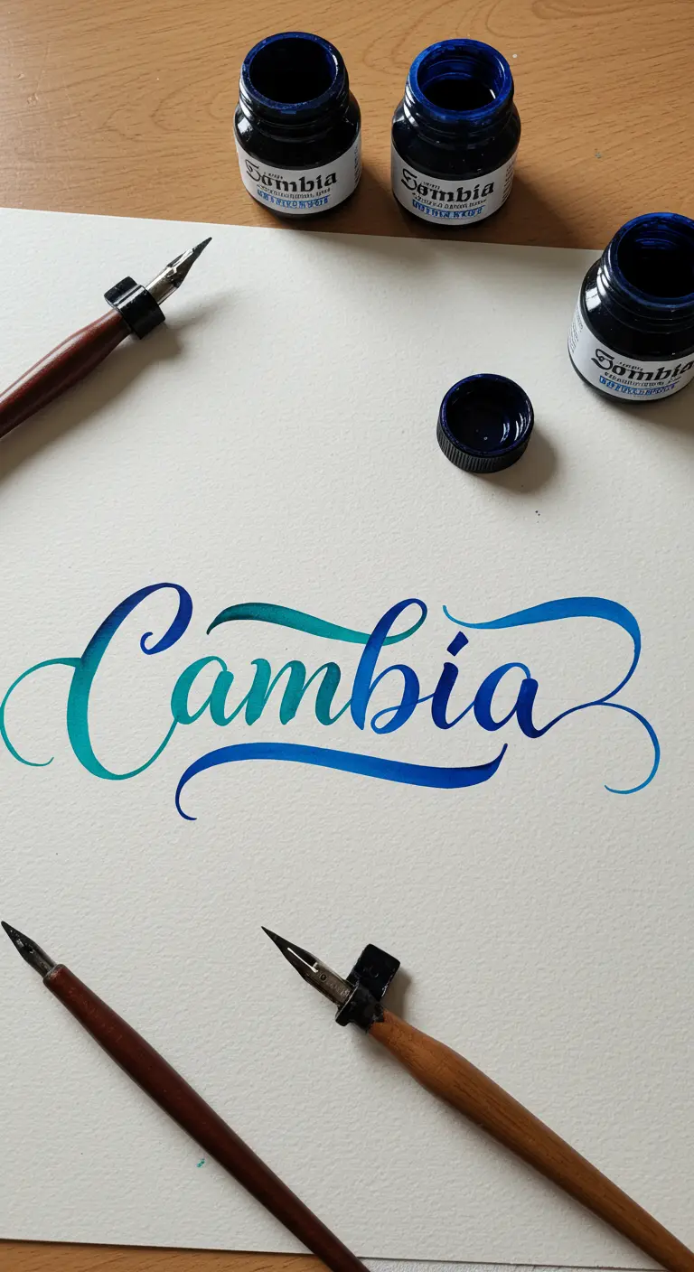 Caligrafía de la palabra