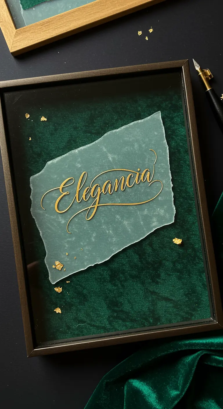 Cuadro con la palabra