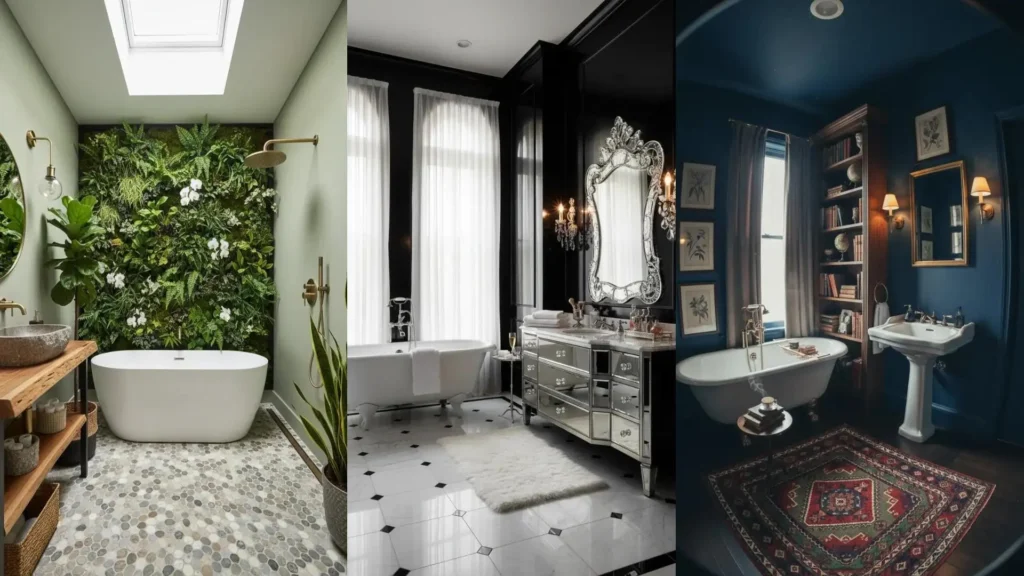 Transforma tu baño antiguo en un oasis chic. Ideas de decoración con bañeras modernas y elementos de diseño.